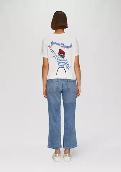 Cropped Jeans Karolin / Regular Fit / Mid Rise / Straight Leg