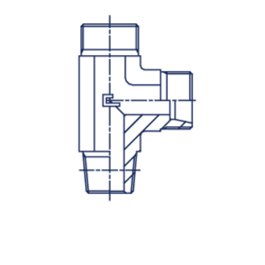 Штуцер FLC DL12 BSPT 3/8 (корпус)