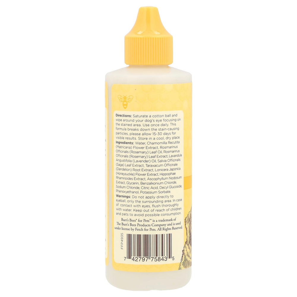 Burt's Bees, Пятно от слез с ромашкой, для собак, 118 мл (4 жидк. унц.)