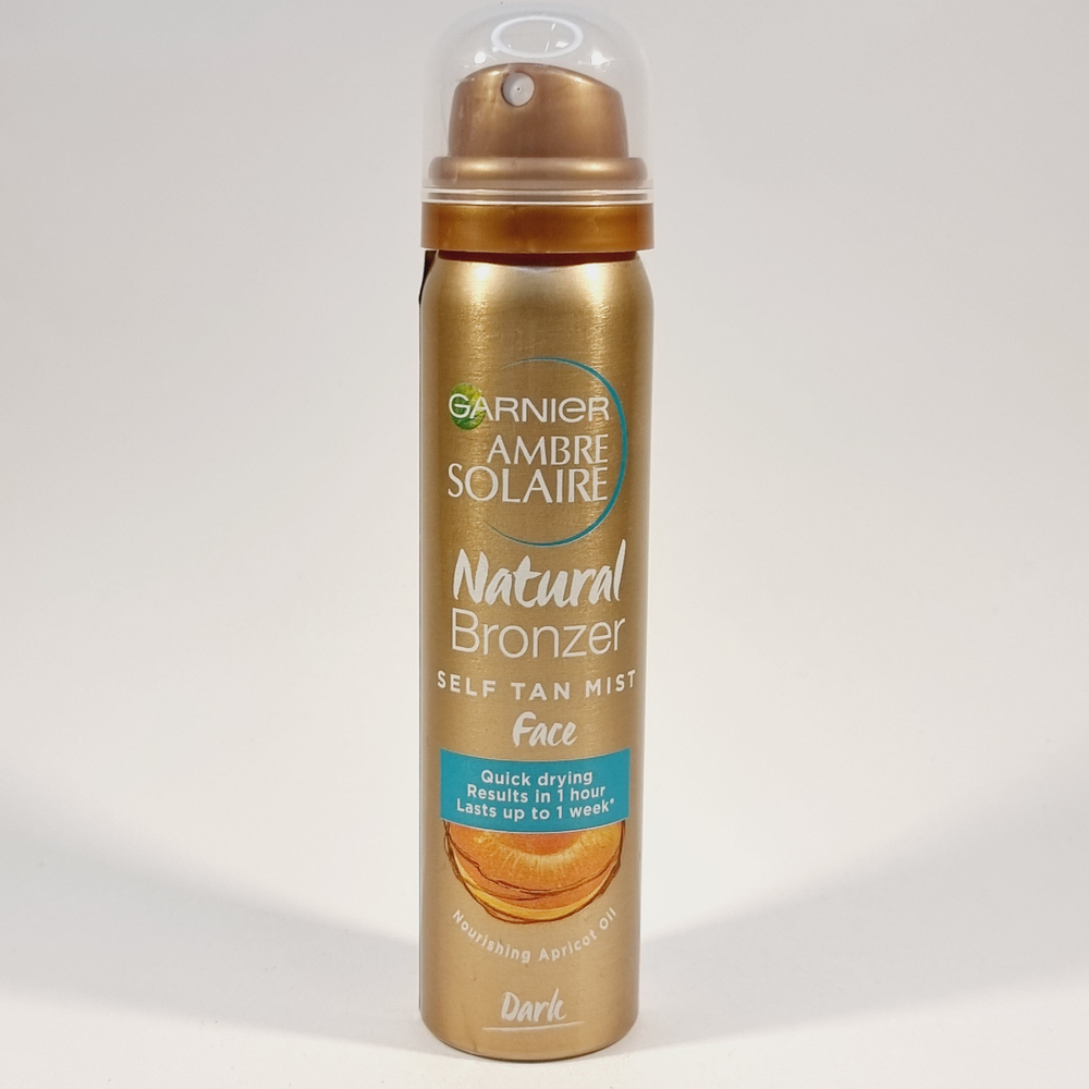 Автозагар-спрей для лица Garnier Ambre Solaire Dark с абрикосовым маслом 75 мл ( Из Финляндии )