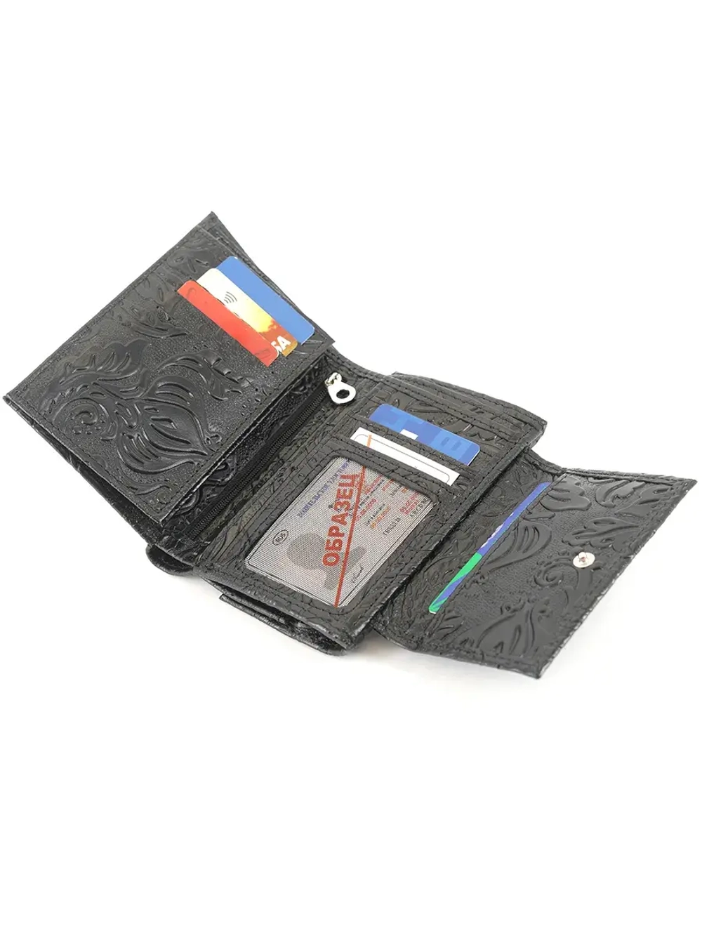 Кошелек портмоне кожаный