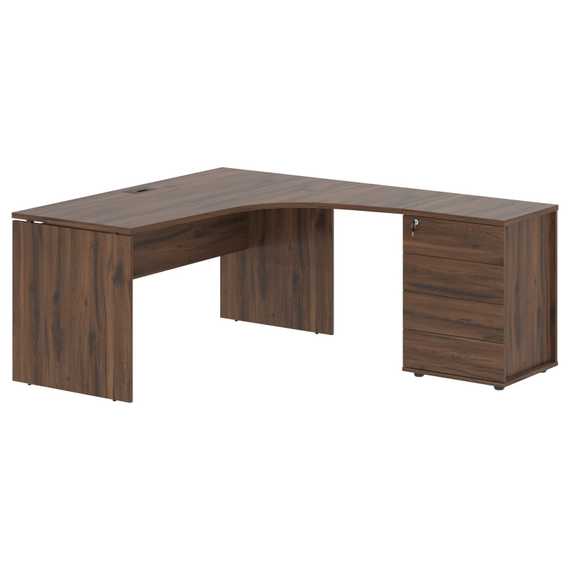 Стол эргономичный с тумбой EDCET 1518(R)  1560х1880х750 EDIS