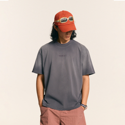 Футболка Nothomme Monterest Garment Dyed серый