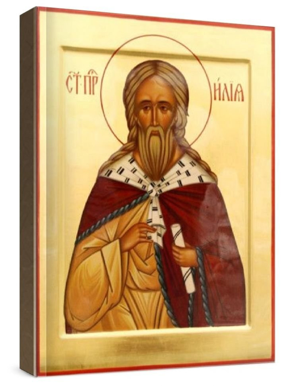 Илия Пророк (рукописная икона)