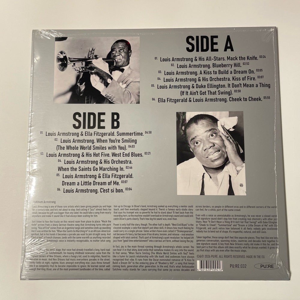 Виниловая пластинка LP Louis Armstrong The Platinum Collection (Европейский Союз 2026)