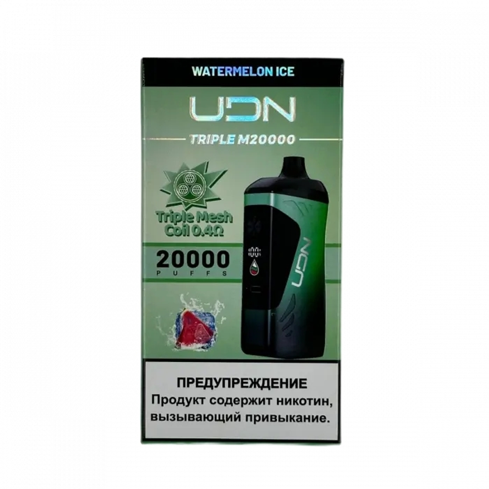 UDN Triple M20000 Watermelon ice - арбуз-лёд 20000 купить в Москве с доставкой по России