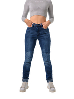Мотоджинсы Starks ZENA LITE , жен., Slim fit, стрейч, Синий, Stonewash (30)