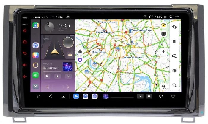 Магнитола для Toyota Tundra 2 2013-2022 - Kuberg OL-9429 QLed, Android 13, Быстрейшая, CarPlay, SIM-слот