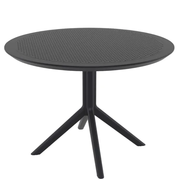 Стол пластиковый Sky Table Ø105, черный