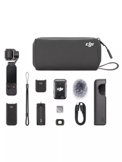 Экшн-камера DJI Osmo Pocket 3 Creator Combo, Видеокамера с 1' CMOS и видео 4K / 120 кадров в секунду, черный