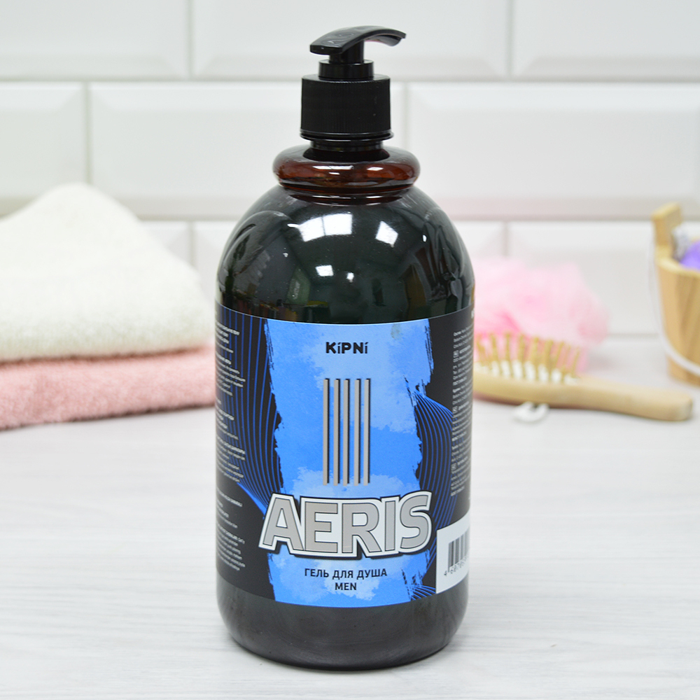 Гель для душа мужской "AERIS" 1л с дозатором