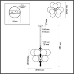 Подвесная люстра Odeon Light PALLE 5405/9