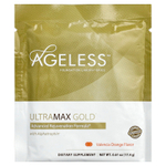 Ageless Foundation Laboratories, UltraMax Gold, улучшенная формула омоложения с альфатрофином, со вкусом валенсийского апельсина, 22 пакетика по 17,4 г каждый