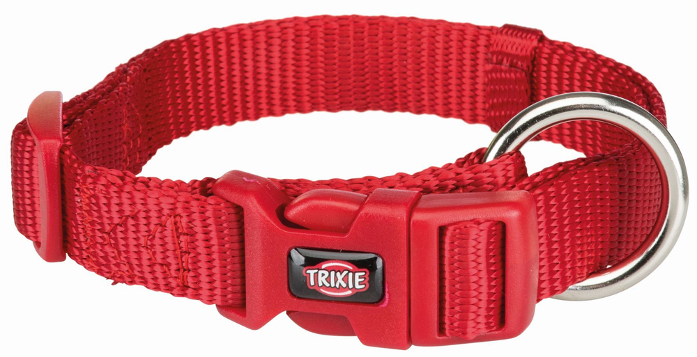 Ошейник Premium, S–M: 30–45 см/ 15 мм, красный, Trixie