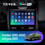 Teyes SPRO Plus 9"для Renault Duster, LADA Largus 2015-2021