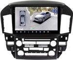 Магнитола для Lexus RX300 U10, Toyota Harrier 1 1997-2003 (взамен монохрома) - FarCar BX9-360-9598F1 монитор 9.5" 2K QLED на Android 13, Быстрая, CarPlay, 4G SIM-слот, 4 камеры в комплекте