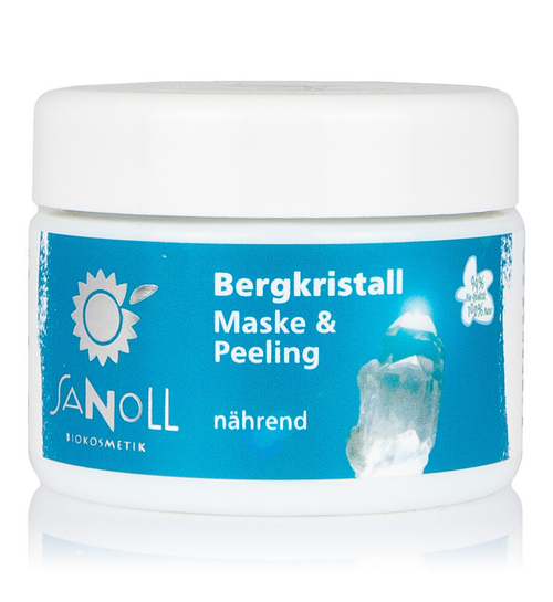 Маска и питательный скраб Rock Crystal Sanoll Biokosmetik, 30 мл
