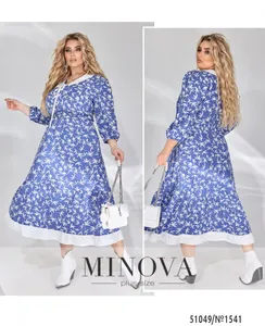 Платье 1541-синий Minova