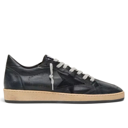 Men’s Ball Star in black nappa with suede star and nappa heel tab