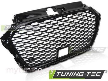 Решетка радиатора RS3 STYLE GLOSSY BLACK для Audi A3 V8 FL
