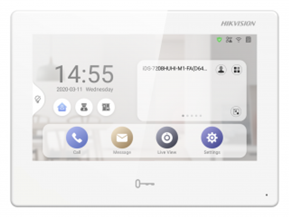 Монитор IP-домофона Hikvision DS-KH9310-WTE1/B