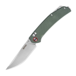 Нож складной SRM 411L-MG Asika Satin (14C28N, Green Micarta)