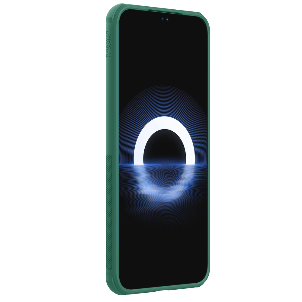 Усиленный двухкомпонентный чехол зеленого цвета (Deep Green) от Nillkin для Huawei Pura 70, серия Super Frosted Shield Pro