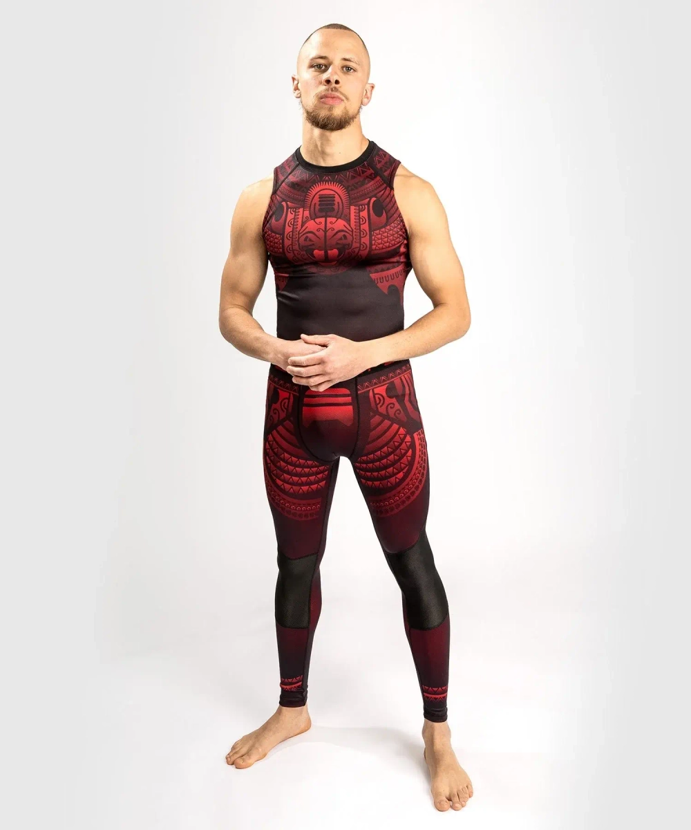 Компрессионные штаны Venum Nakahi Black-Red