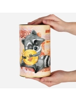 Копилка для денег XXL Енот