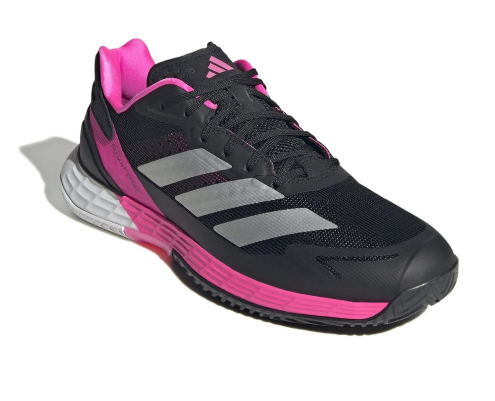 Теннисные кроссовки Adidas Defiant Speed 2 M — black/grey/pink