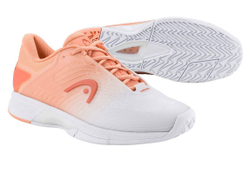 Женские Кроссовки теннисные Head Revolt Pro 4.5 - coral/white