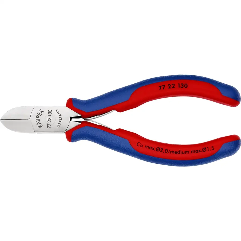 Кусачки боковые для электроники 130 мм Knipex 77 22 130