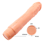 Телесный вибратор-реалистик 24см Baile Dybbuk BW-001071R