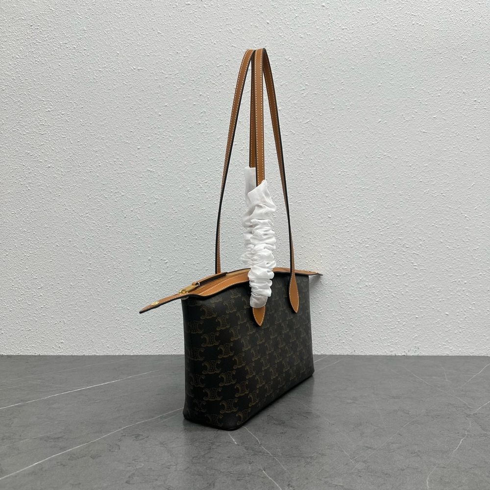 Сумка Celine Duffle, коричневая — фото 3