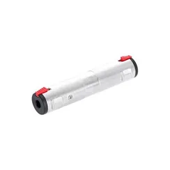Adam Hall K4AJF3JF3 - адаптер TRS (jack) mono 6.3 mm (F) - TRS (jack) mono 6.3 mm (F), металлический