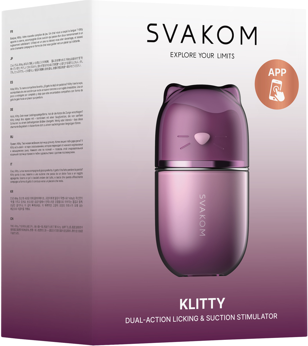 Клиторальный стимулятор Svakom Klitty Dusty Lavender