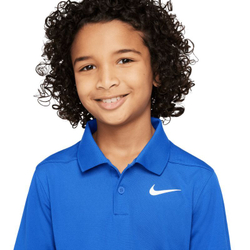 Футболка для мальчика теннисная Nike Dri-Fit Victory Golf Polo - game royal/white