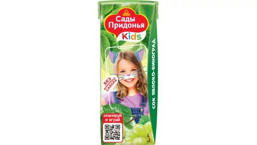Сады Придонья сок осветл. Яблочно-Виноградн. 02л/27