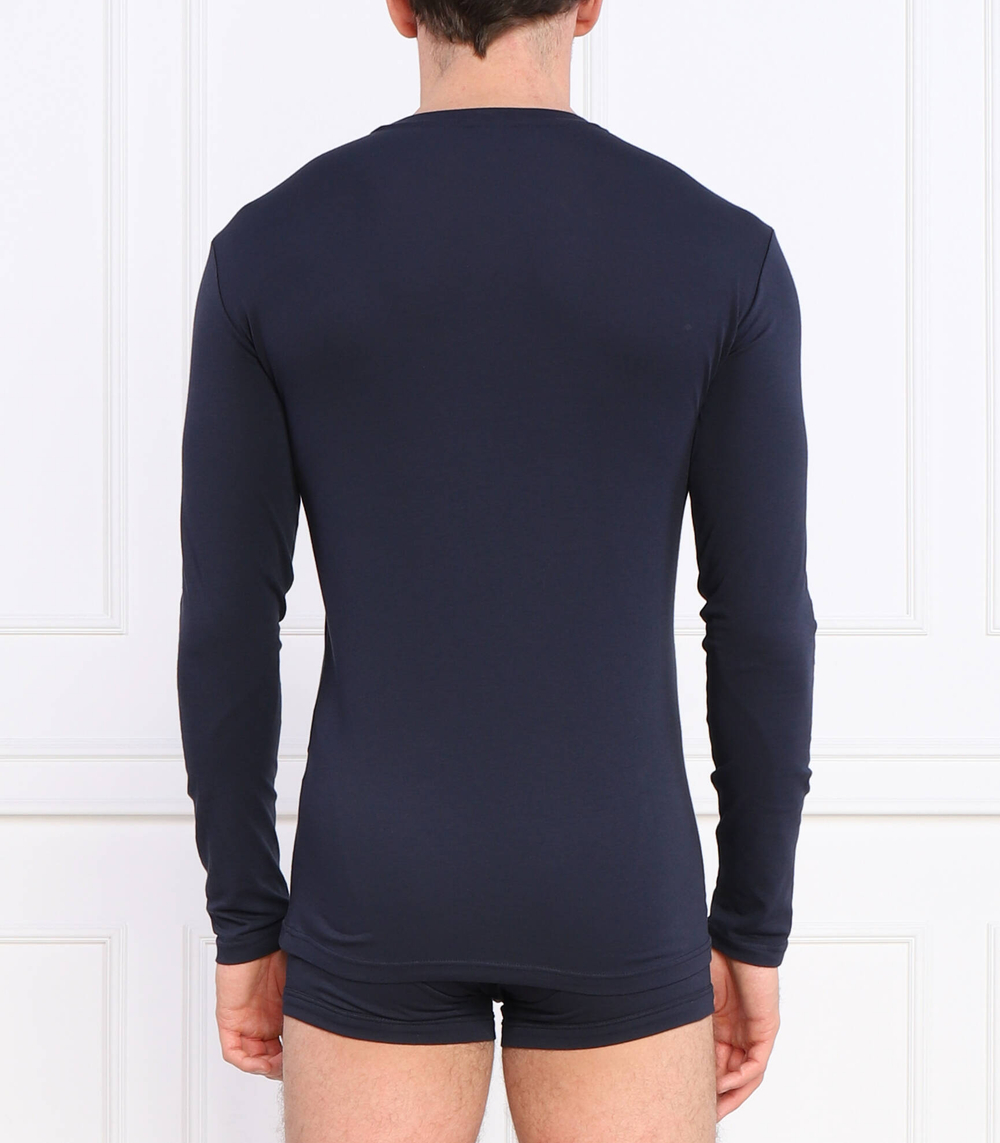 лонгслив Emporio Armani - темно-синий(111023 3R512)