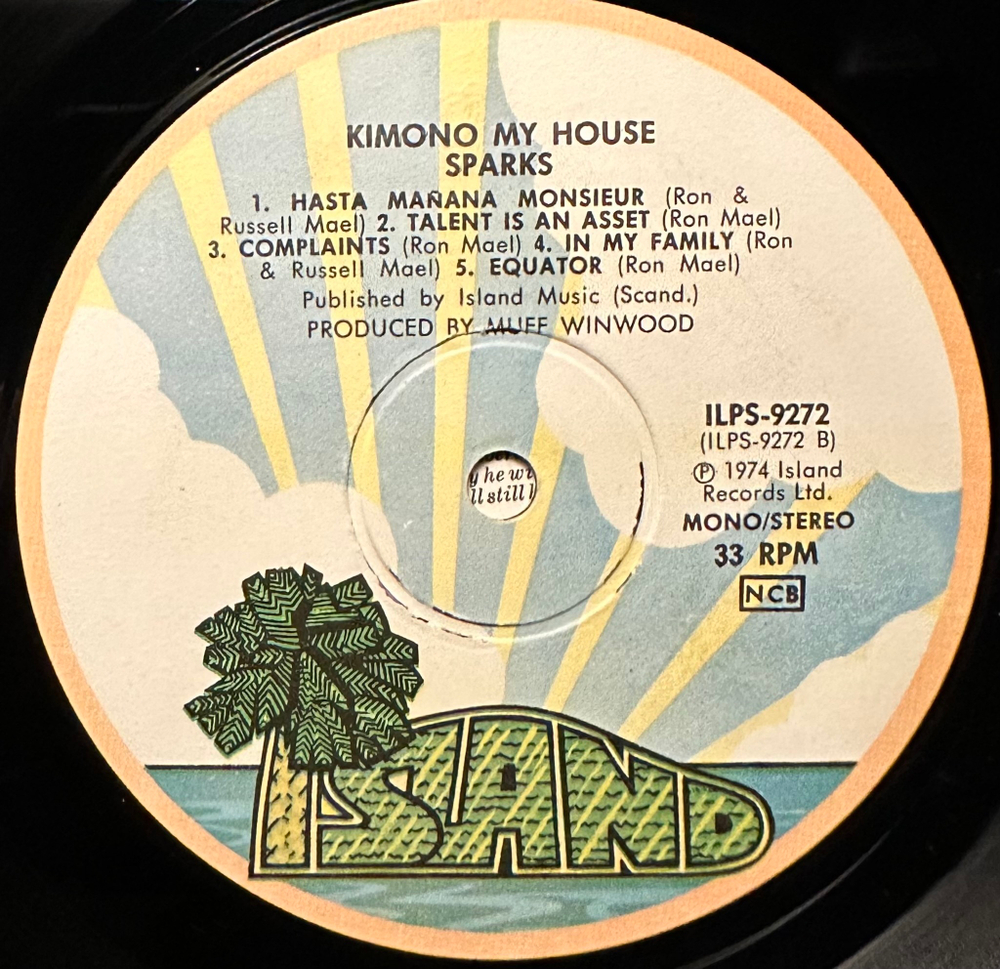 Sparks - Kimono My House (Швеция 1974г.)