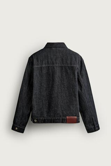 ZARA БАЗОВАЯ ДЖИНСОВАЯ КУРТКА, ИНДИГО