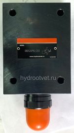 DBDS20P1X/100 - Предохранительный клапан прямого управления Ду20, давление регулировки до 100 бар, тип монтажа - на плиту, элемент регулировки S = винт