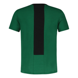 Мужское теннисное поло Le Coq Sportif Tech N°1 T-Shirt Men - Dark Green, Black