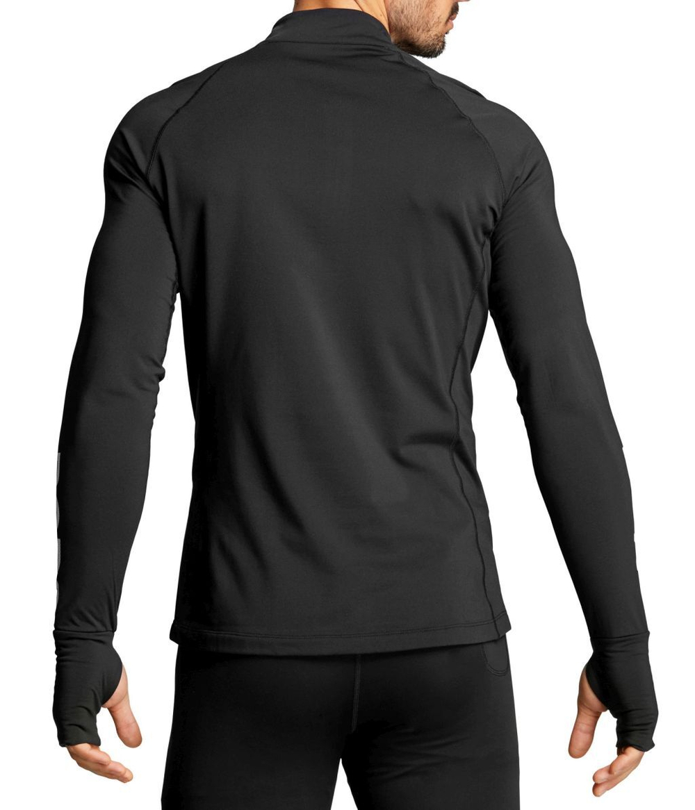 Мужская теннисная кофта Björn Borg Borg Midlayer Half Zip M - черный