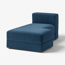 IKEA JÄTTEBO  (ИКЕА ЙЭТТЕБО)  -  Покрытие модуля шезлонга, правый - Samsala тёмно-синий