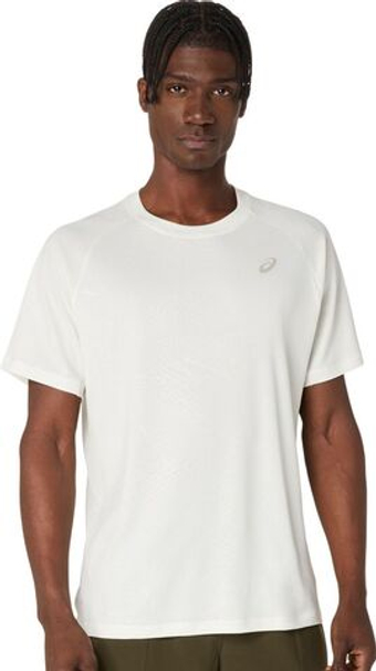 Мужская теннисная футболка Asics Game All Over Print Short Sleeve - cream