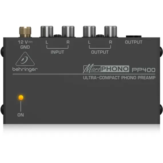 Behringer PP400 - Предусилитель-корректор для проигрывателей виниловых дисков