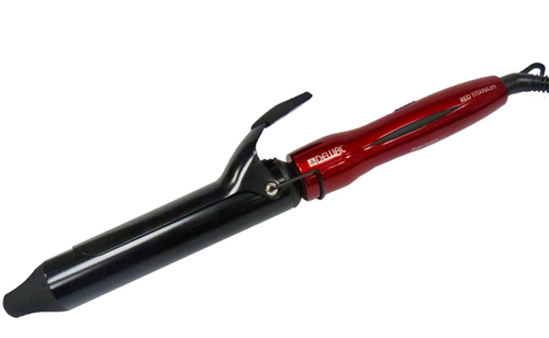 Плойка 33 мм DEWAL 03-2033 RED TITANIUM титан-турмалиновая
