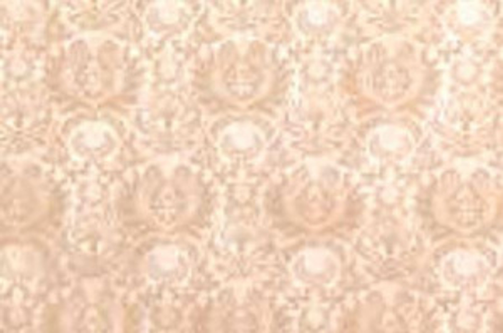 Клеенка столовая 128/40 1,35*20 шелкография (дамаск на персиковом фоне)