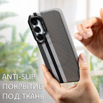 Дизайнерский чехол для SAMSUNG GALAXY S25 (не ULTRA / PLUS / FE!) с камерой-подставкой и MagSafe